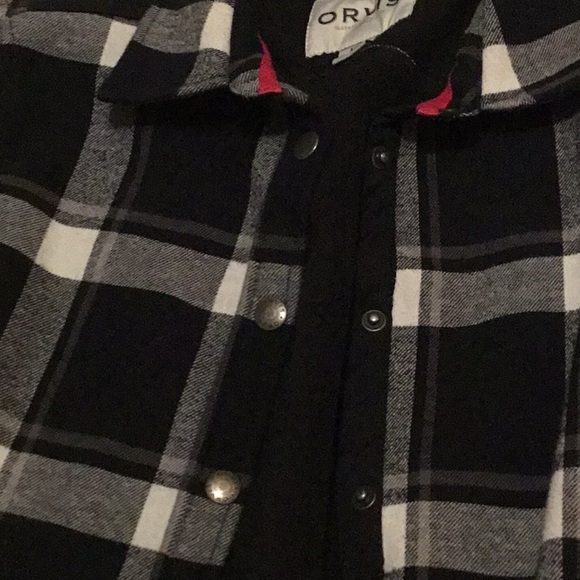 Aesthetic plaid button up sweater - Picture 2 of 5
